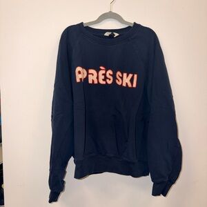 J. Crew Dark Blue Après Ski Sweater